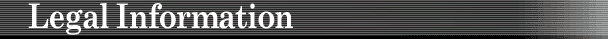 legal Information
